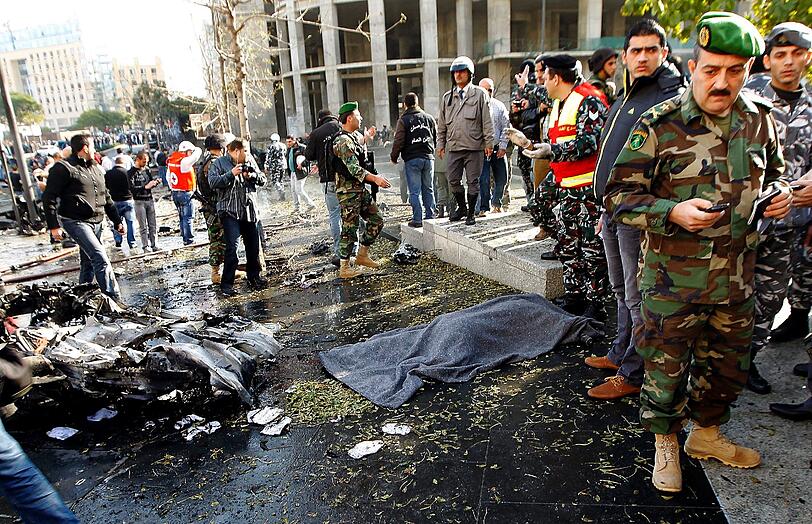 Sehen Sie hier noch mehr Bilder des Anschlags in Beirut.