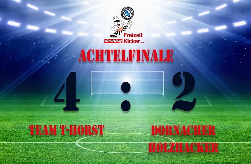 Team T-Horst zieht ins Viertelfinale des AZ-Cups ein.