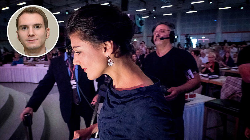 Sahra Wagenknecht steht für die radikalen Forderungen im Linken-Parteiprogramm - laut AZ-Politikredakteur Tobias Wolf taugt die Partei damit nur als Wadlbeißer.