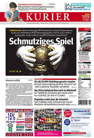 Der Kurier aus Österreich schreibt vom "Schmutzigem Spiel".