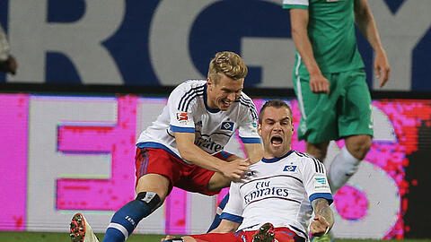Lasogga traf vor 57 000 Zuschauern im ausverkauften Volksparkstadion in der 5. und 32. Minute.