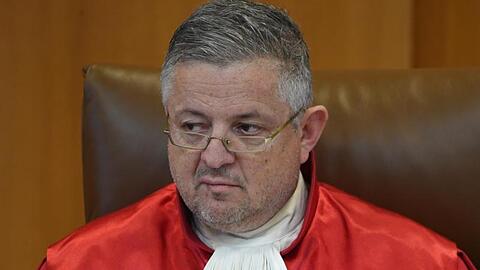 Peter Michael Huber, Bundesverfassungsrichter des Zweiten Senats des Bundesverfassungsgerichts. Foto: Uli Deck/dpa/Archivbild