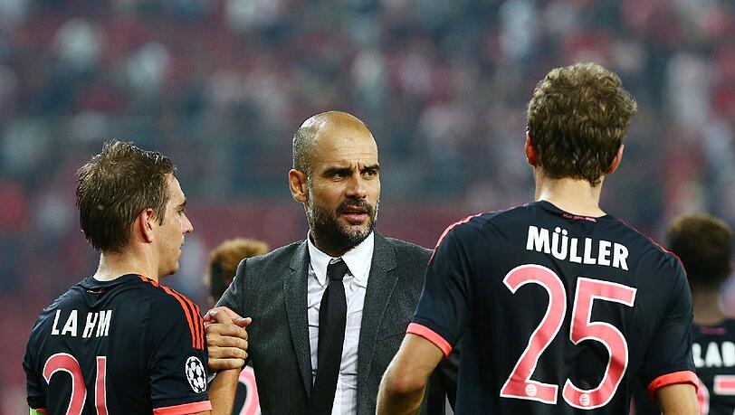 Ärgerte sich über den spendablen Müller: Pep Guardiola Ärgerte sich über den spendablen Müller: Pep Guardiola