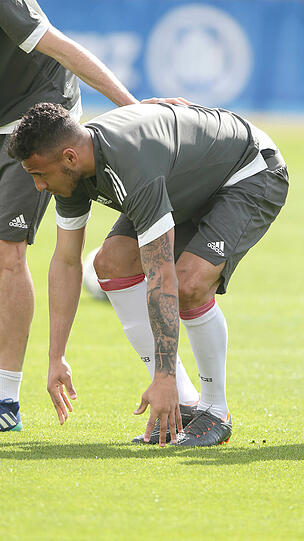 Die Bayern beim Abschlusstraining am Dienstag vor dem Kracher gegen Real Madrid. Klicken Sie sich durch die Bilder.