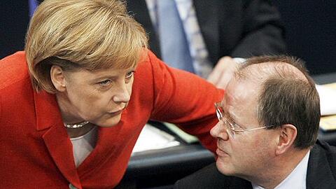 Hat fast nur dnoch die CDU an seiner Seite: Peer Steinbrück
