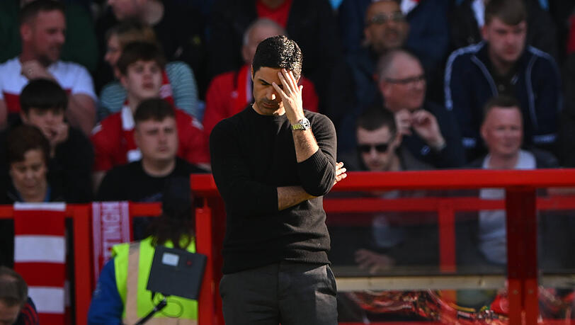 Trotz viel Talent und Tabellenführung in der Premier League gibt es noch Momente, die Arsenal-Trainer Mikel Arteta Kopfzerbrechen bereiten. Trotz viel Talent und Tabellenführung in der Premier League gibt es noch Momente, die Arsenal-Trainer Mikel Arteta Kopfzerbrechen bereiten.