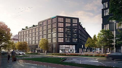 So soll das neue Siemens-Gebäude im Werksviertel ausschauen, wenn es in rund zweieinhalb Jahren fertig ist.