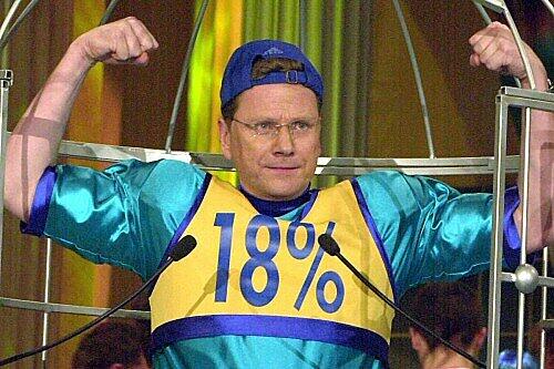 Guido Westerwelle und sein Projekt 18, hier allerdings nur im Karneval