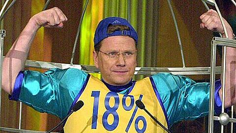 Guido Westerwelle und sein Projekt 18, hier allerdings nur im Karneval