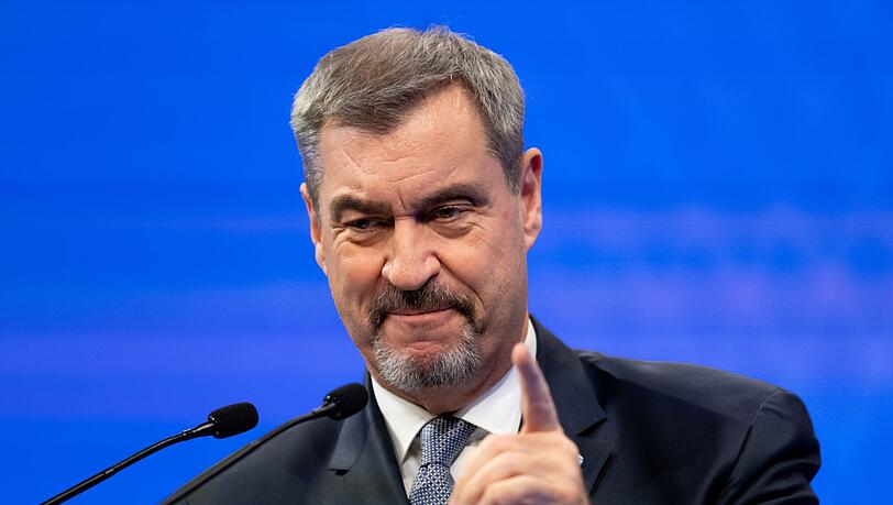 Markus Söder wurde als CSU-Chef wiedergewählt. Markus Söder wurde als CSU-Chef wiedergewählt.