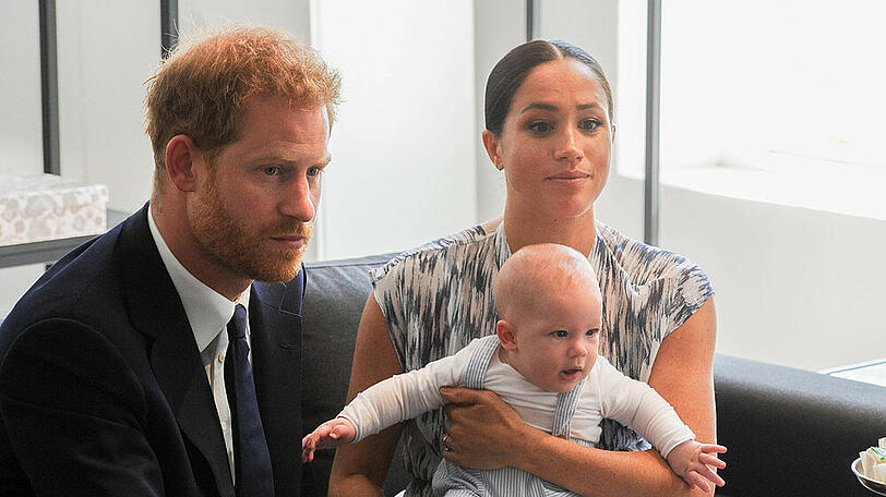 Prinz Harry und Herzogin Meghan mit Söhnchen Archie