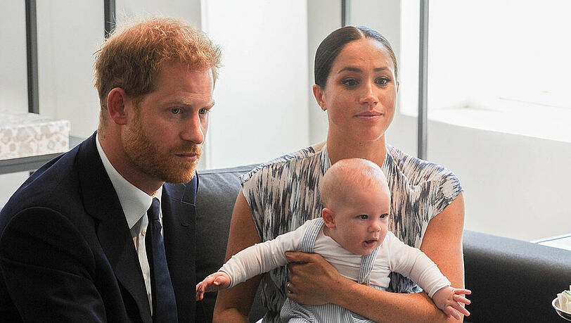 Prinz Harry und Herzogin Meghan mit Söhnchen Archie Prinz Harry und Herzogin Meghan mit Söhnchen Archie