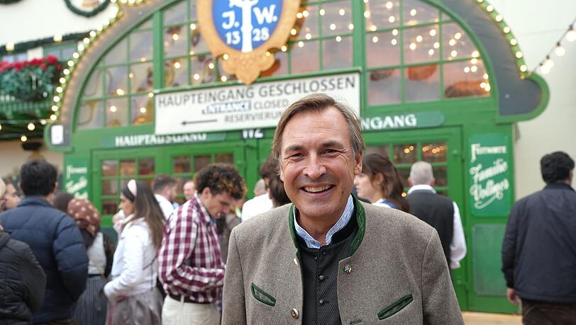 Thomas Linsmayer auf der Wiesn.