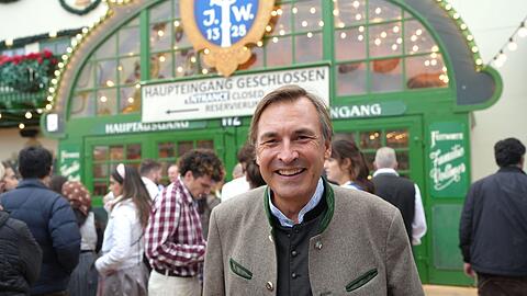Thomas Linsmayer auf der Wiesn.