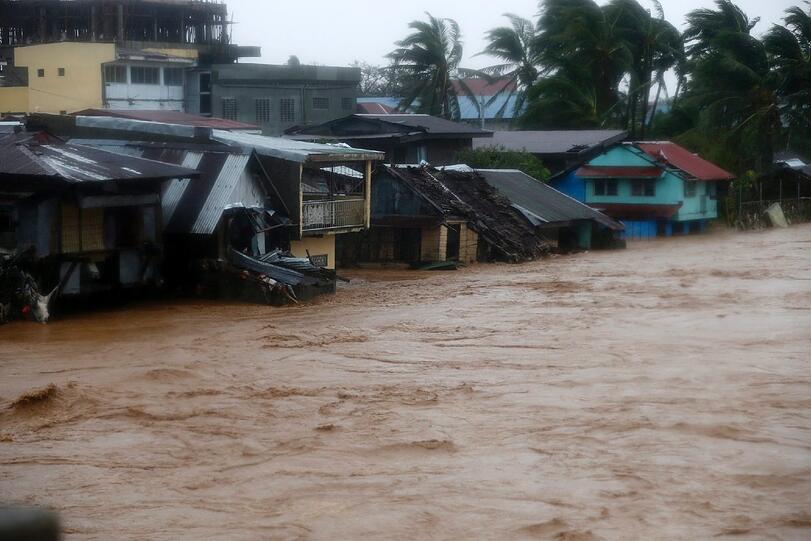 Taifun "Hagupit" wütet auf den Philippinen.