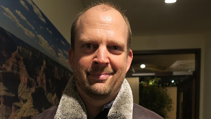 Freiberufler: Mieter Jens van Rooij.