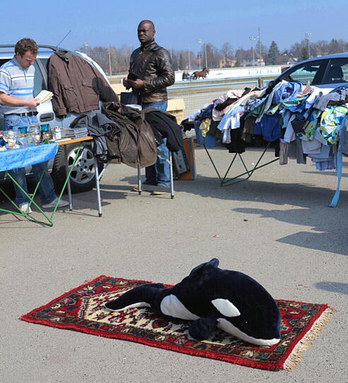 So war der Flohmarkt in Daglfing.