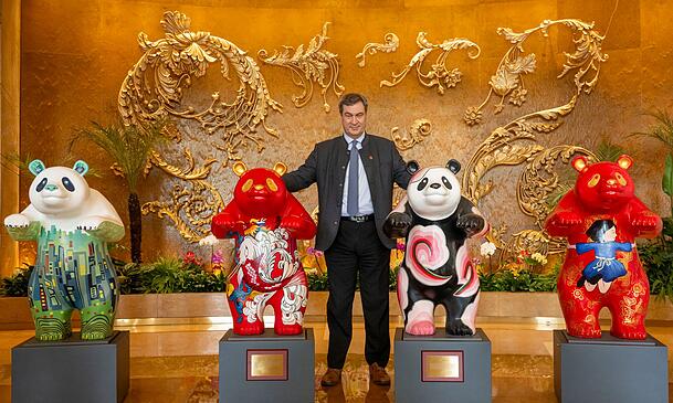 Erf&uuml;llt sich S&ouml;der mit zwei Riesenpandas f&uuml;r den M&uuml;nchner Tierpark einen Traum? (Archivbild)