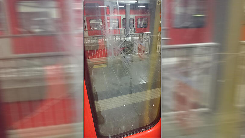 Der 27-Jährige zerkratzte das Fenster mit einer Ein-Cent-Münze.