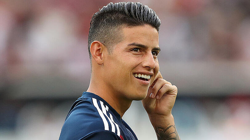 Der Marktwert von Bayern-Star James Rodríguez liegt laut "transfermarkt.de" bei 80 Millionen Euro.