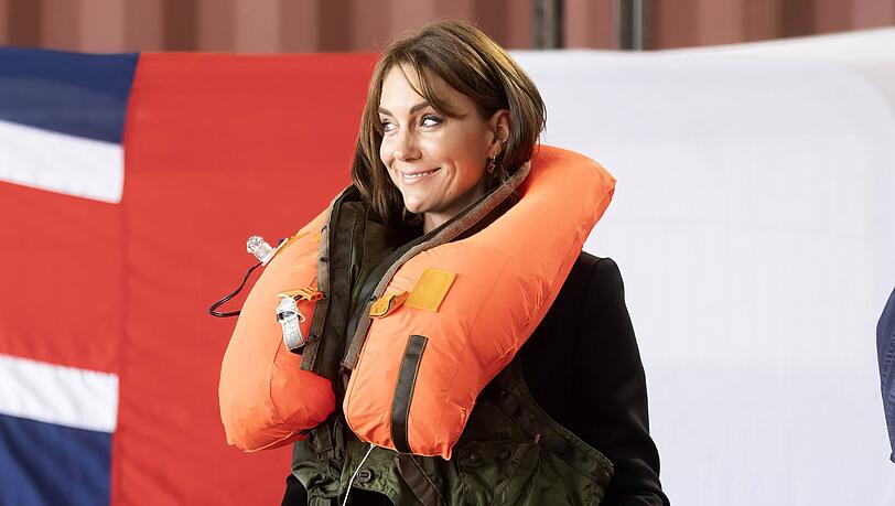Prinzessin Kate macht bei ihrem Solo-Termin ohne Prinz William eine gute Figur.
