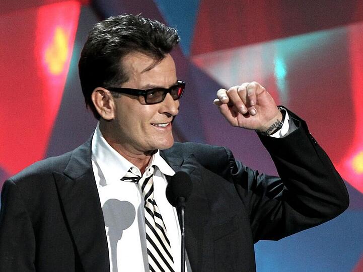 Charlie Sheen bei den MTV Movie Awards 2012