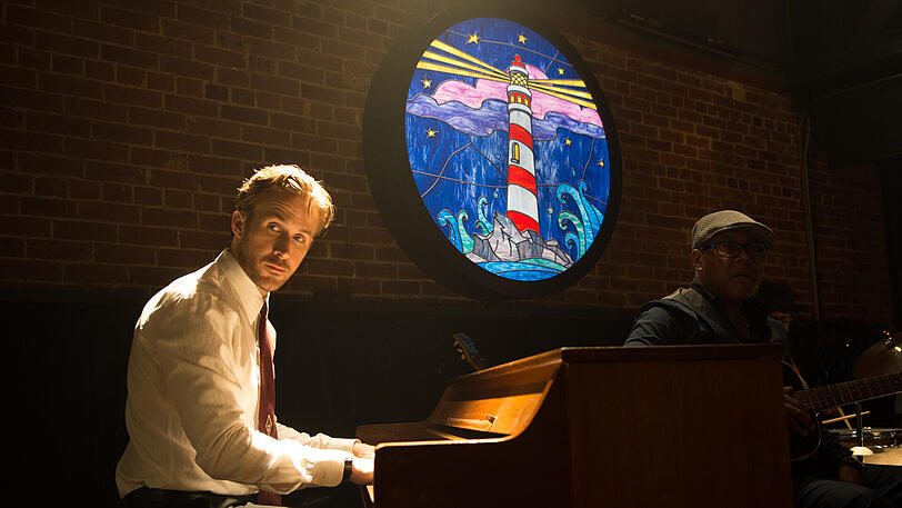 Ryan Gosling als etwas melancholischer Jazzpianist Sebastian.