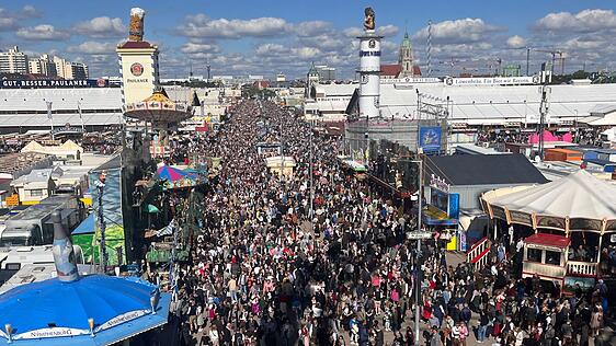 Die Wiesn verzeichnet noch mehr Besucher als im Vorjahr.