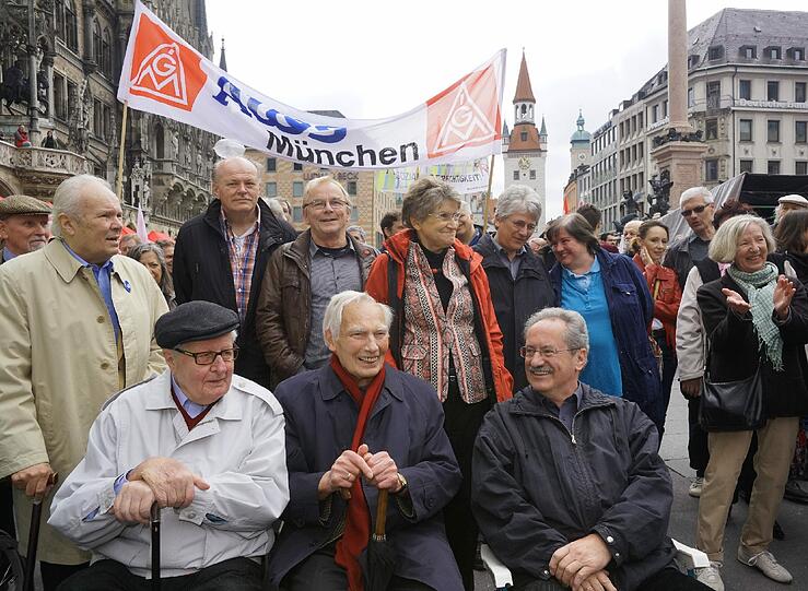 Demo der Gewerkschaften zum 1. Mai in München: Die Bilder