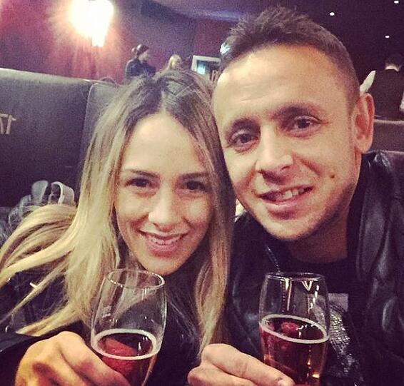 Bayerns Rafinha und seine Frau Carolina