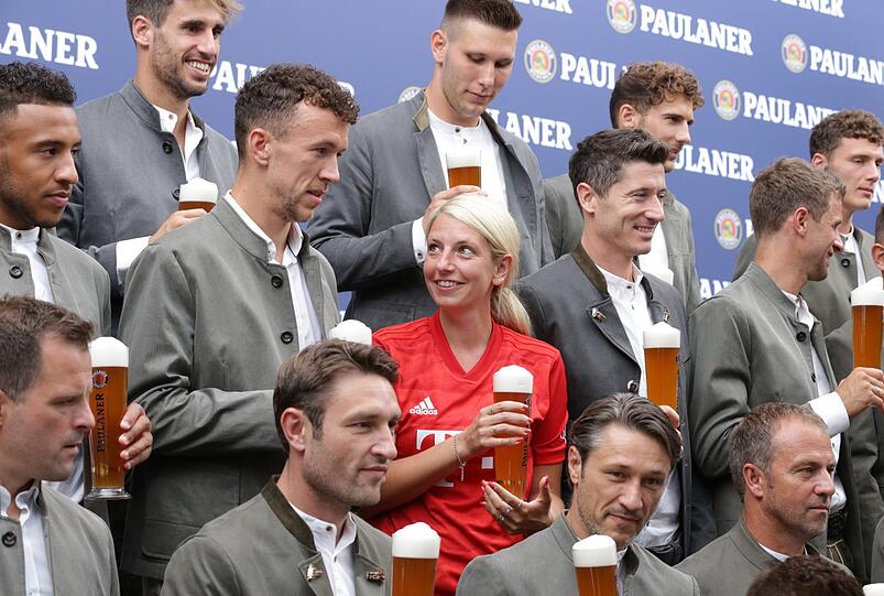 Die Bilder vom Lederhosen-Shooting des FC Bayern.