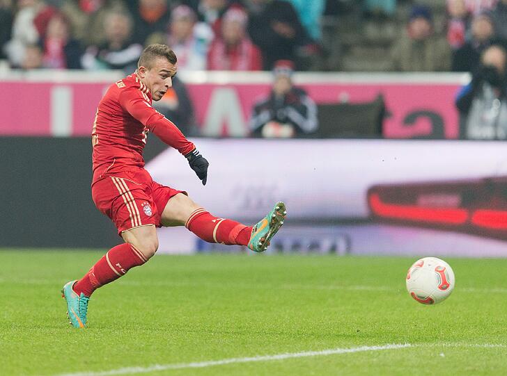 Definitiv nicht dabei: Xherdan Shaqiri (Muskelbündelriss). Der Schweizer absolviert Lauftraining.
