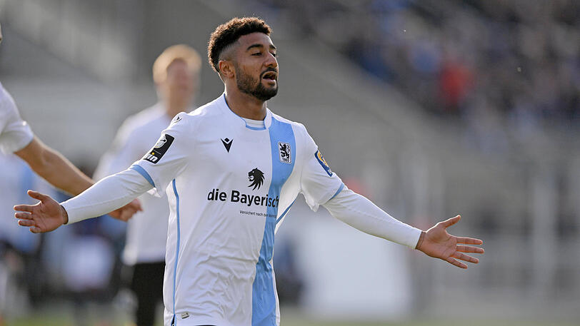 Schoss erst das 1:0, musste dann verletzt raus: Sechzigs Youngster Noel Niemann.