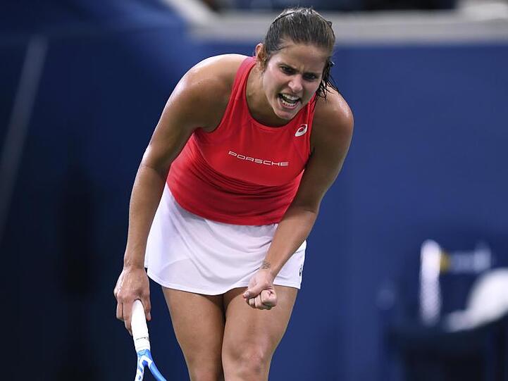 Julia Görges hat bei den US Open ihr Achtelfinale knapp verloren.