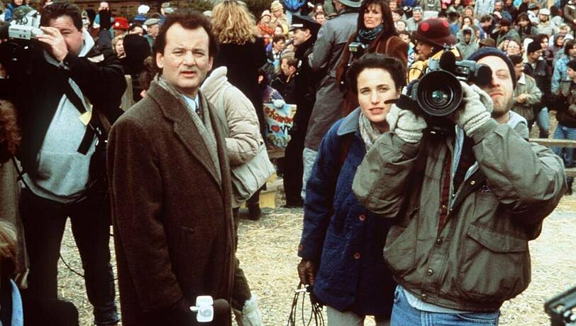Bill Murray im Kultfilm "Und täglich grüßt das Murmeltier". Bill Murray im Kultfilm "Und täglich grüßt das Murmeltier".