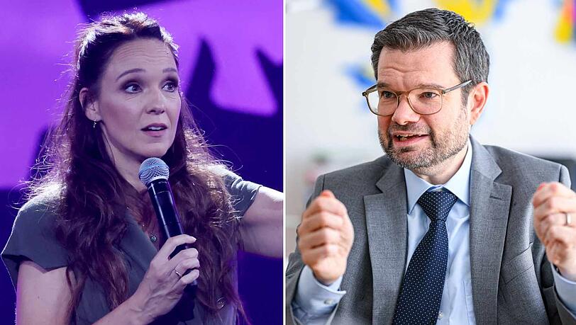 Carolin Kebekus macht sich in ihrer Show über FDP-Mann Marco Buschmann lustig.
