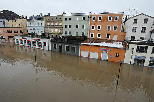 Das Hochwasser in Passau