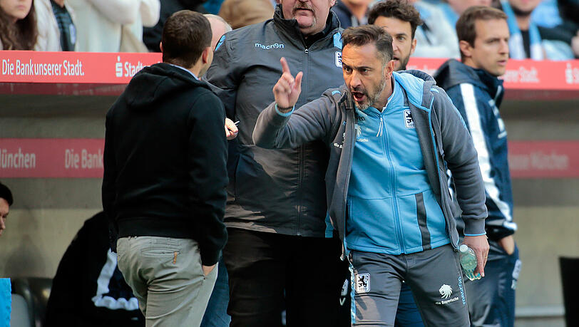 Heißsporn an der Seitenlinie: Löwen-Trainer Vitor Pereira beim Spiel gegen Eintracht Braunschweig.