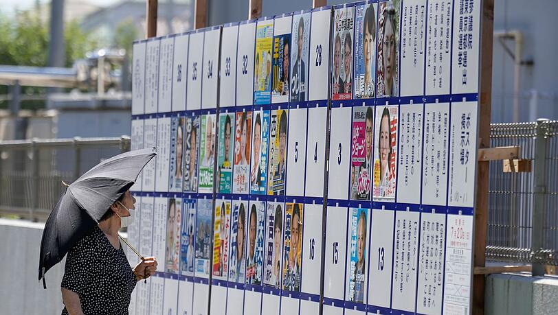 Japans Regierungskoalition droht bei der Oberhauswahl ein folgenschwerer Rückschlag.