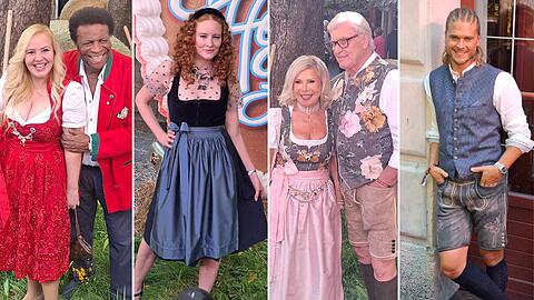Die Promis machen sich bereit für Heidi Klums Mega-Event im Münchner Hofbräuhaus.