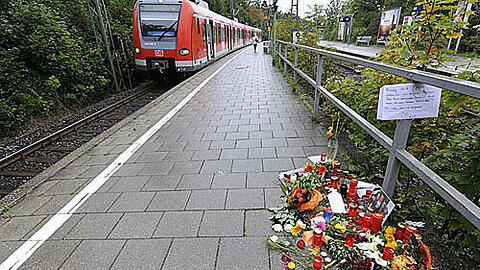 Am Bahnhof in Solln wurde Dominik Brunner im September 2009 zu Tode geprügelt.