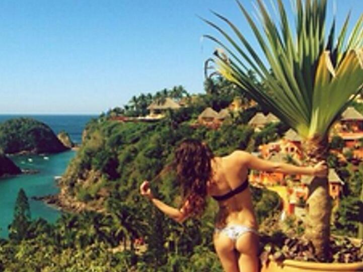 Lea Michele zeigt ihre schöne Aussicht