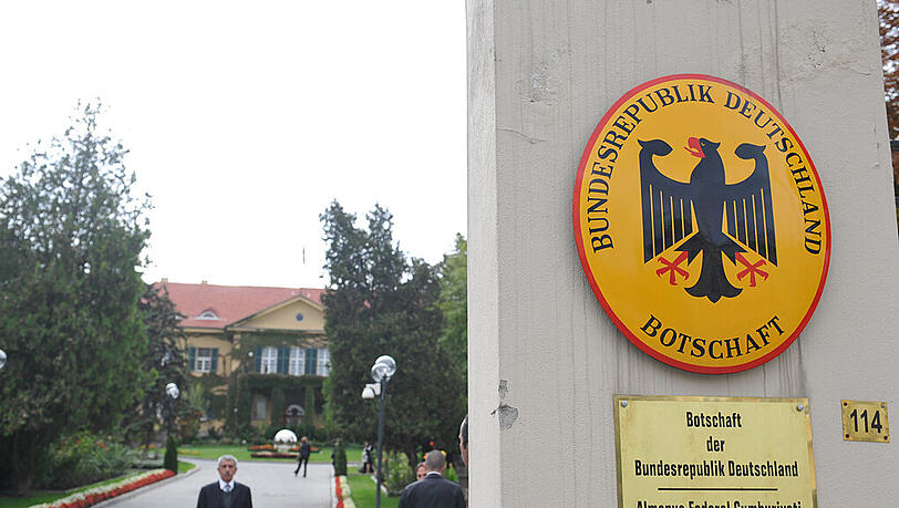 Die deutsche Botschaft in Ankara. Die deutsche Botschaft in Ankara.