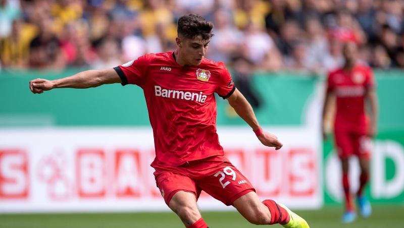 Leverkusens Kai Havertz spielt den Ball. Foto: Marius Becker/Archivbild Leverkusens Kai Havertz spielt den Ball. Foto: Marius Becker/Archivbild