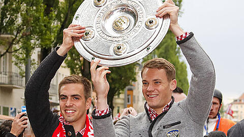&bdquo;Bodenständig&ldquo;: Neuner über Bayern-Kapitän Lahm, Manuel Neuer mag sie &bdquo;vom Typ her&ldquo;