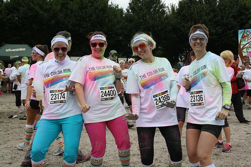 Bunter geht's nicht: Der Color Run in Riem. Die Bilder.