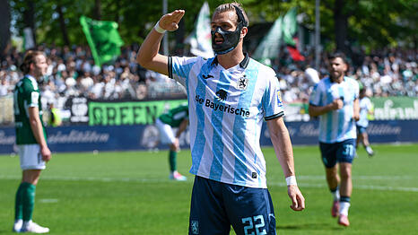 Beim 1:1 in Schweinfurt erzielt Sigurd Haugen sein 16. Saisontor im 33. Drittliga-Einsatz f&uuml;r den TSV 1860. Der Vertrag des Norwegers l&auml;uft bis Sommer 2027.