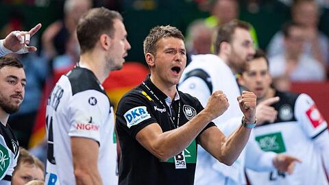 Bundestrainer Christian Prokop freut sich über die gelungene EM-Qualifikation.