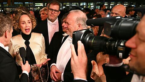 Bei Sharon Stone flossen am roten Teppich ein paar Tr&auml;nen.