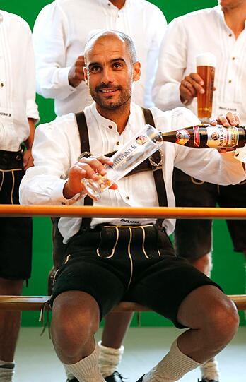 Knapp vier Wochen muss sich Pep noch gedulden.